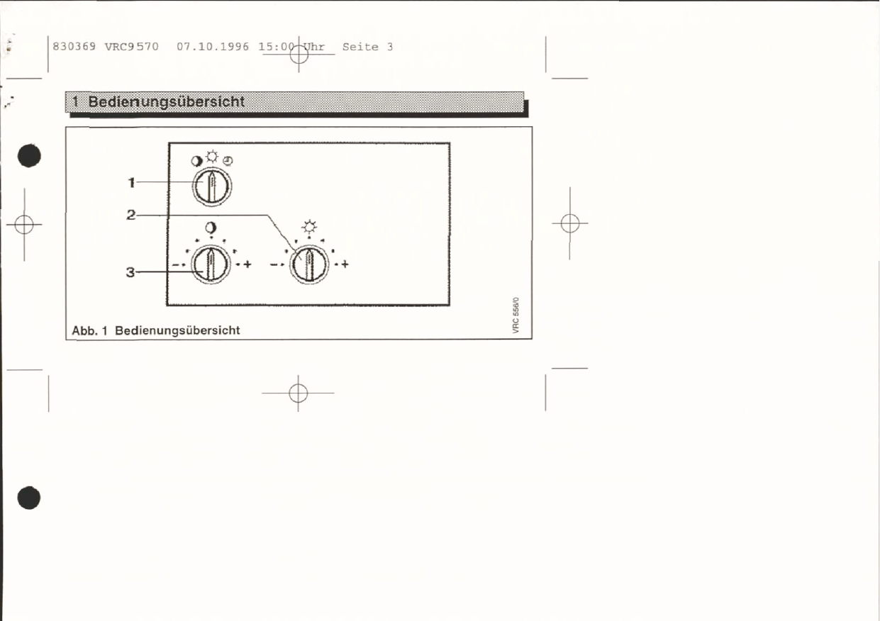 Bedienungsanleitung Vaillant VRC 9570 (Seite 3 von 26) (Deutsch)