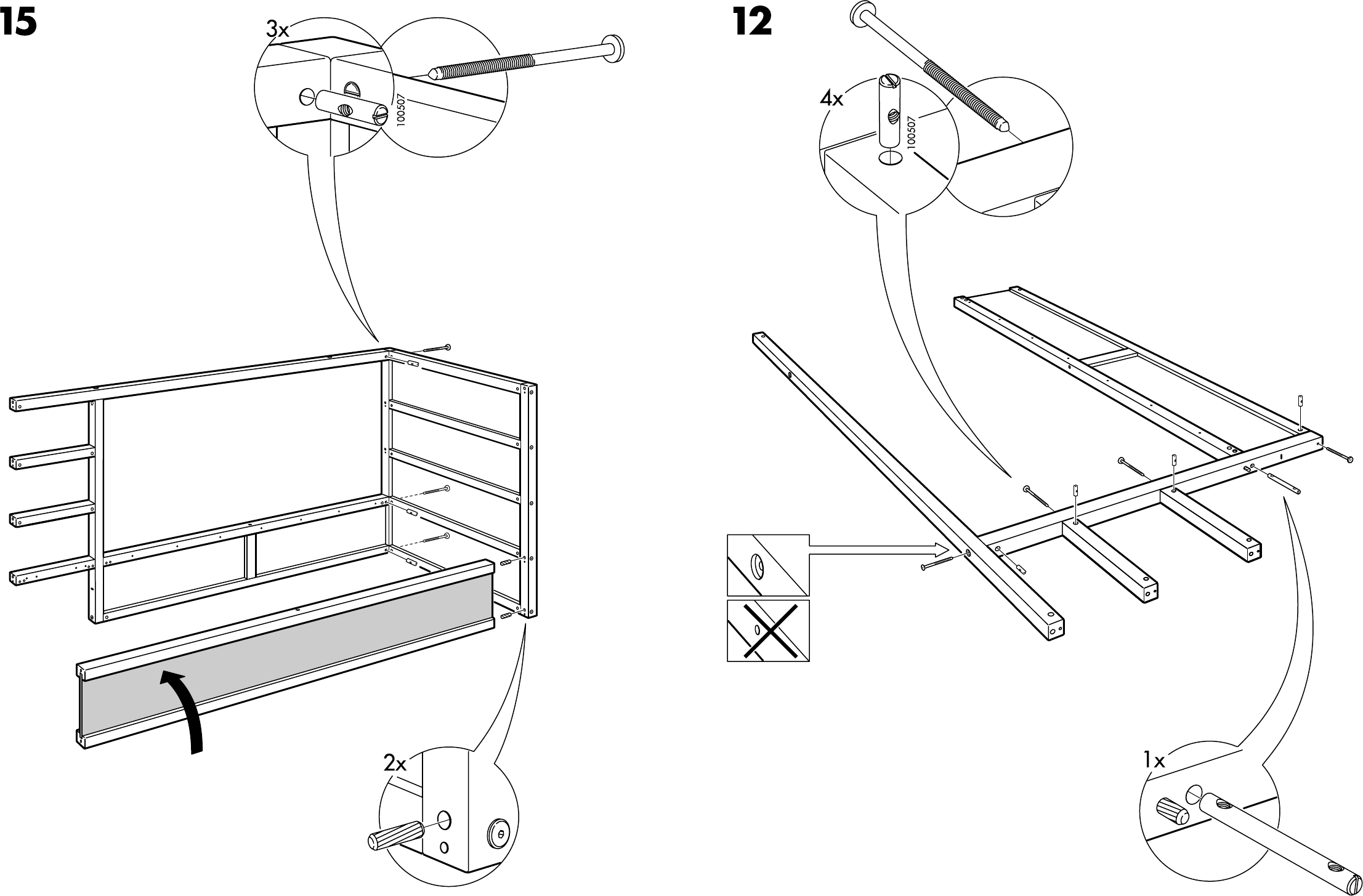 Bedienungsanleitung Ikea Kura bed (Seite 13 von 14) (Deutsch, Englisch