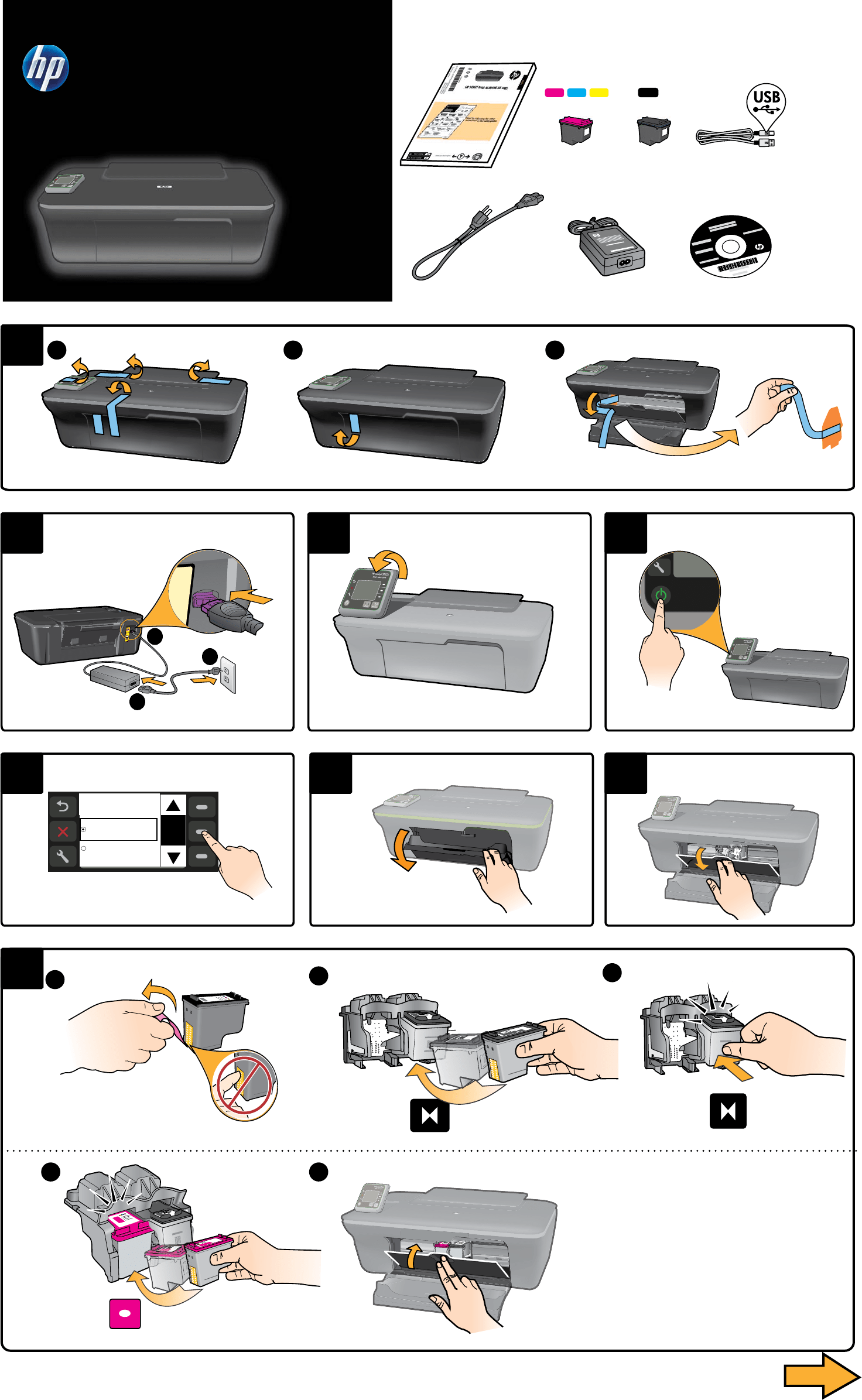 Bedienungsanleitung HP Deskjet 3050A (Seite 1 von 2) (Holländisch, Alle
