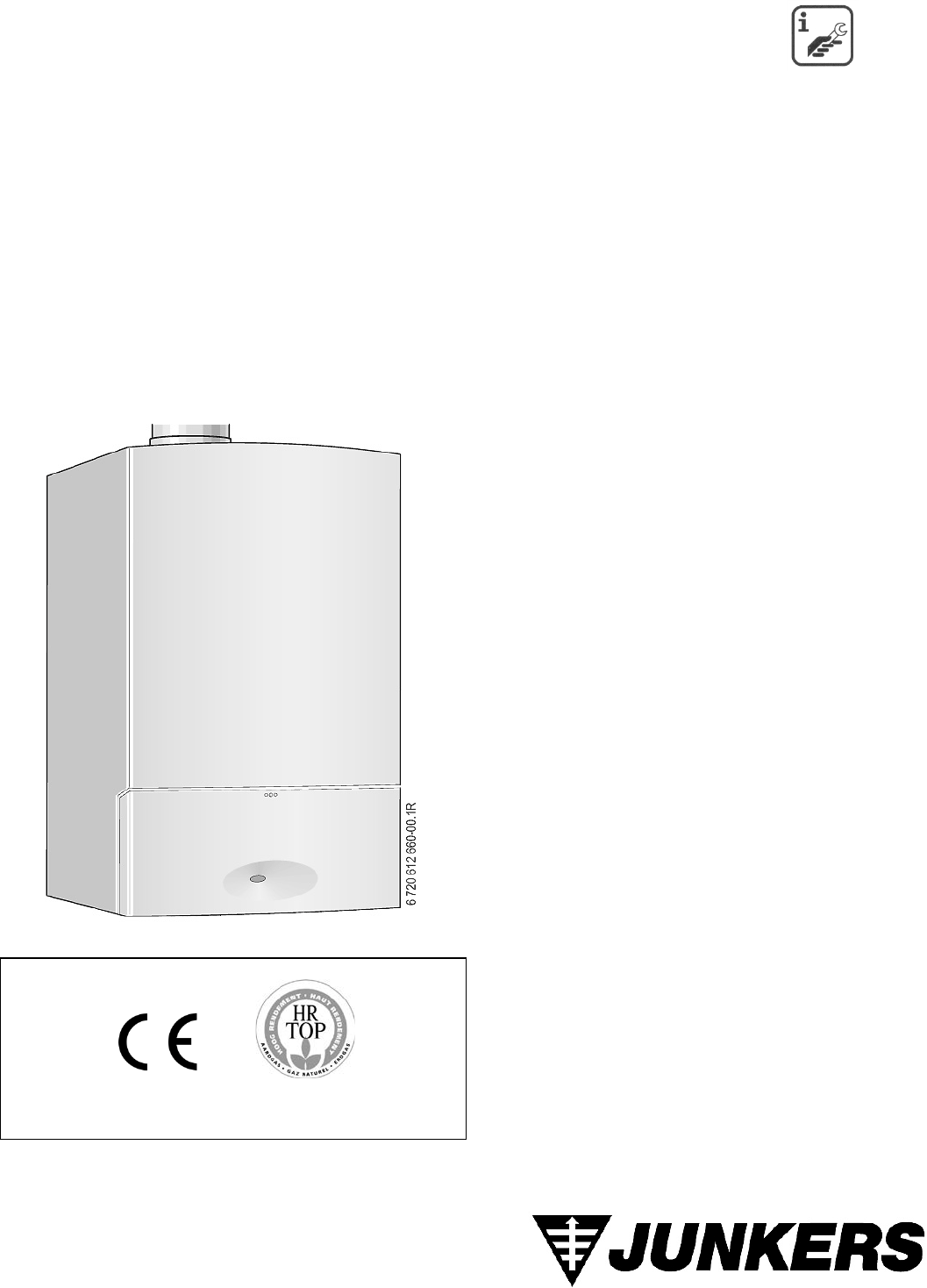 Bedienungsanleitung Junkers TOP 423 ZWB (Seite 1 von 64) (Holländisch)