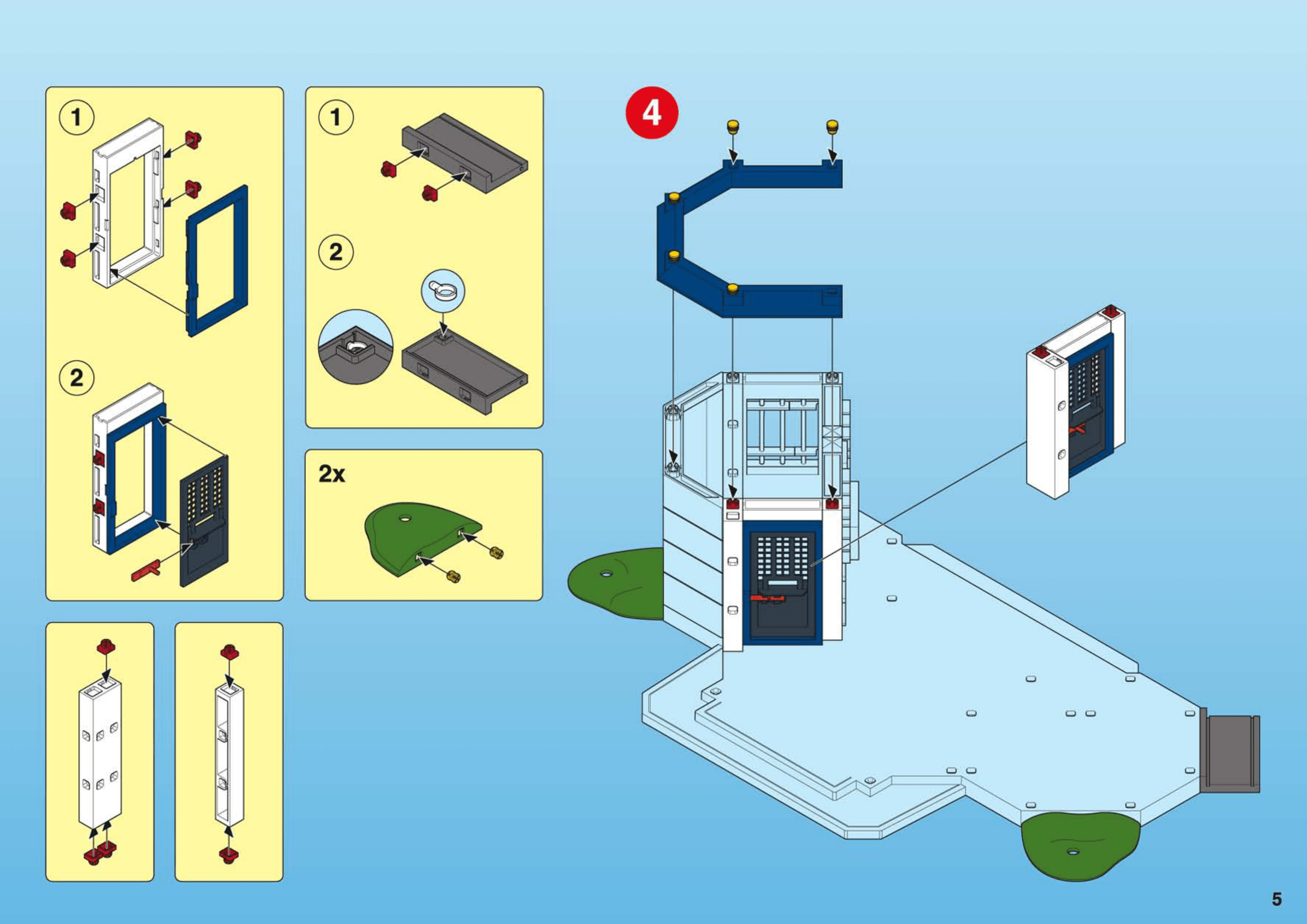 Bedienungsanleitung Playmobil 4263 (Seite 5 von 16) (Deutsch, Englisch