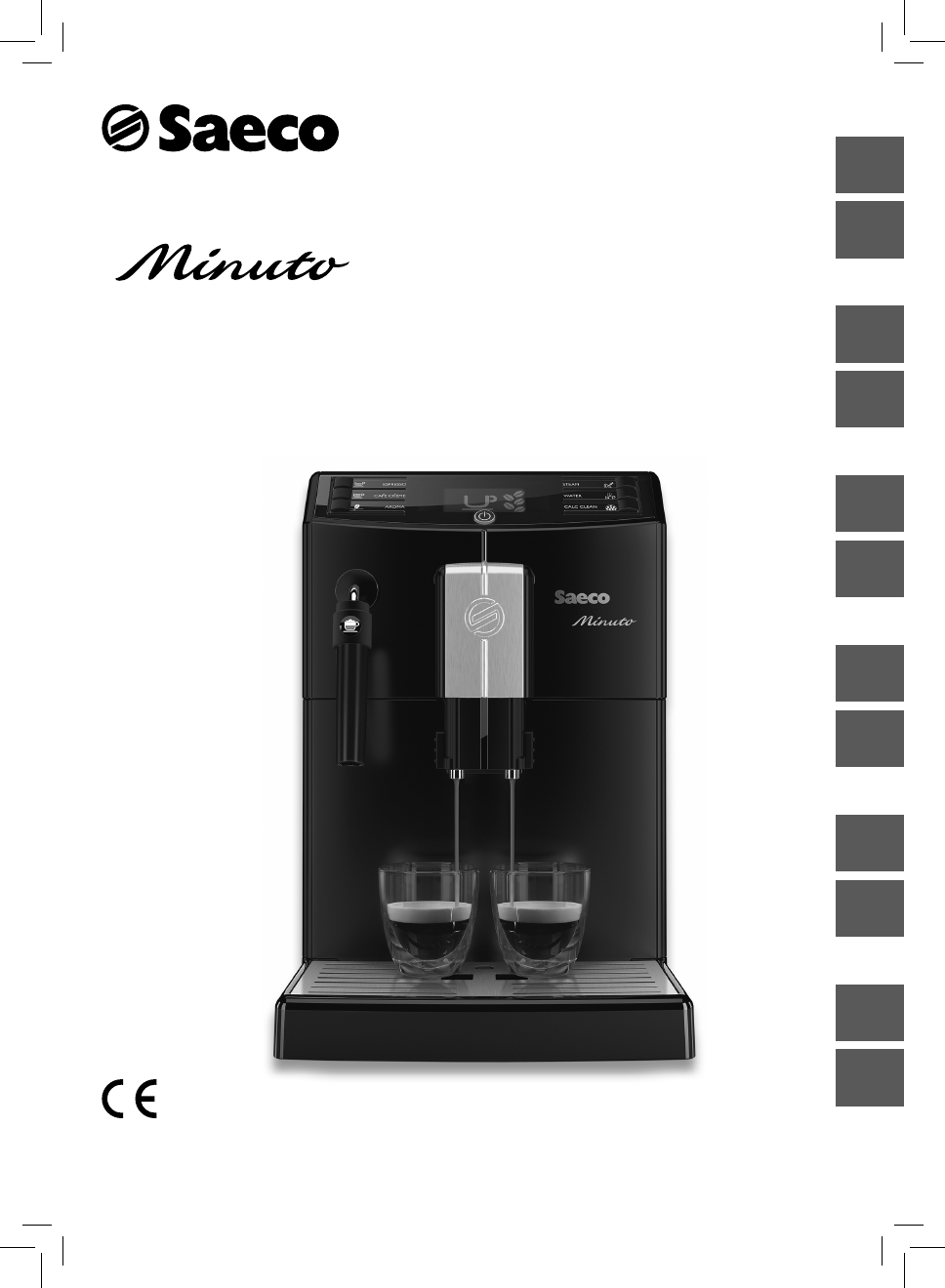 Bedienungsanleitung PhilipsSaeco HD8764 Minuto (Seite 1 von 96