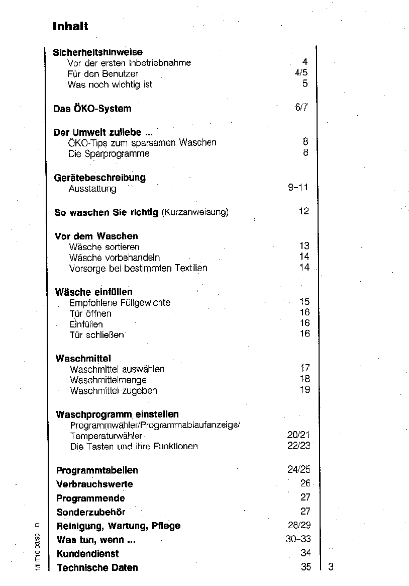Bedienungsanleitung AEG Electrolux Lavamat 6000 (Seite 2 von 34) (Deutsch)