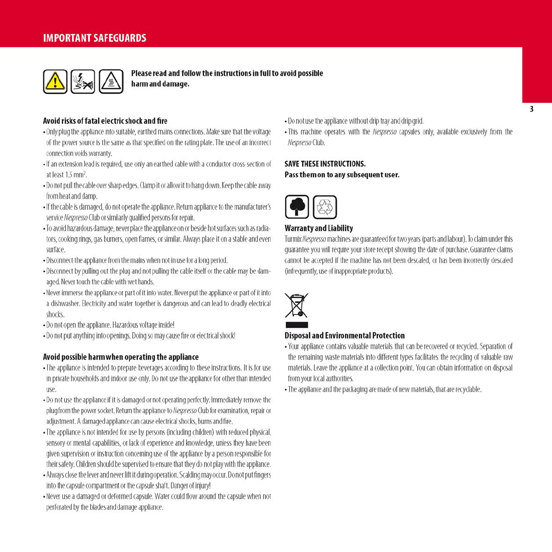 Bedienungsanleitung Krups Nespresso CitiZ XN7006 (Seite 3 von 14) (Deutsch, Englisch)