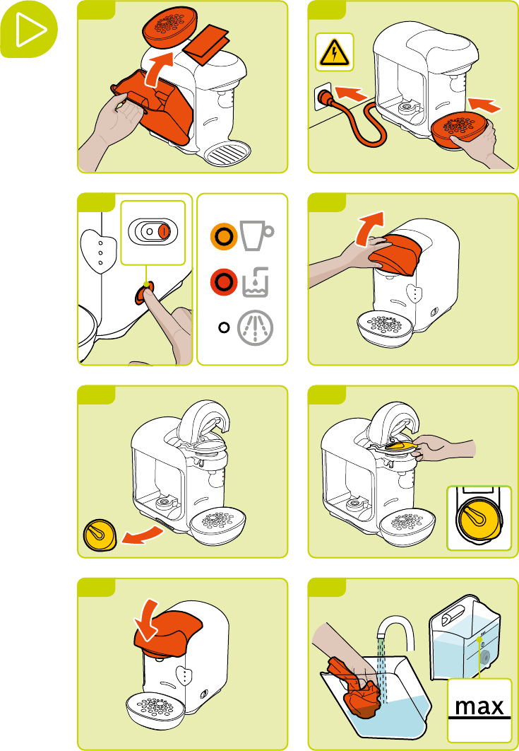 Bedienungsanleitung Bosch TASSIMO VIVY TAS 12xx (Seite 4 von 12) (Alle