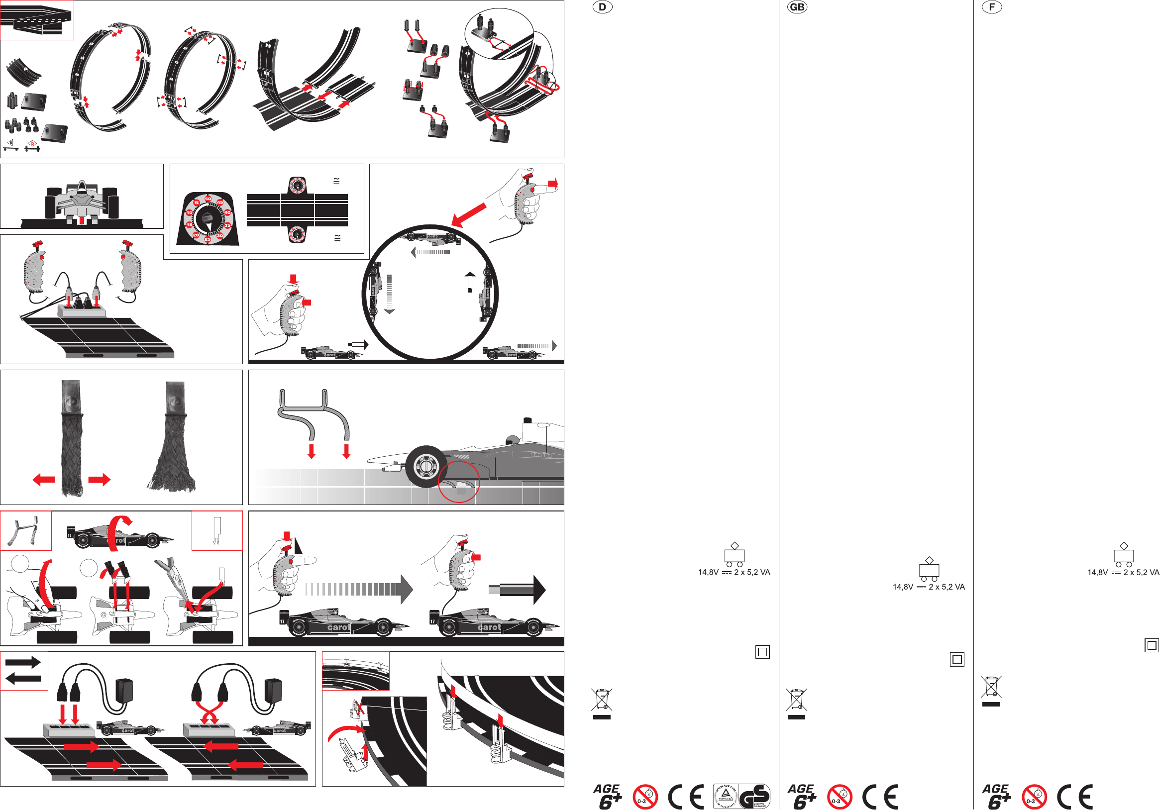 Bedienungsanleitung Carrera 80119L RACING SET SPEED CHAMPS
