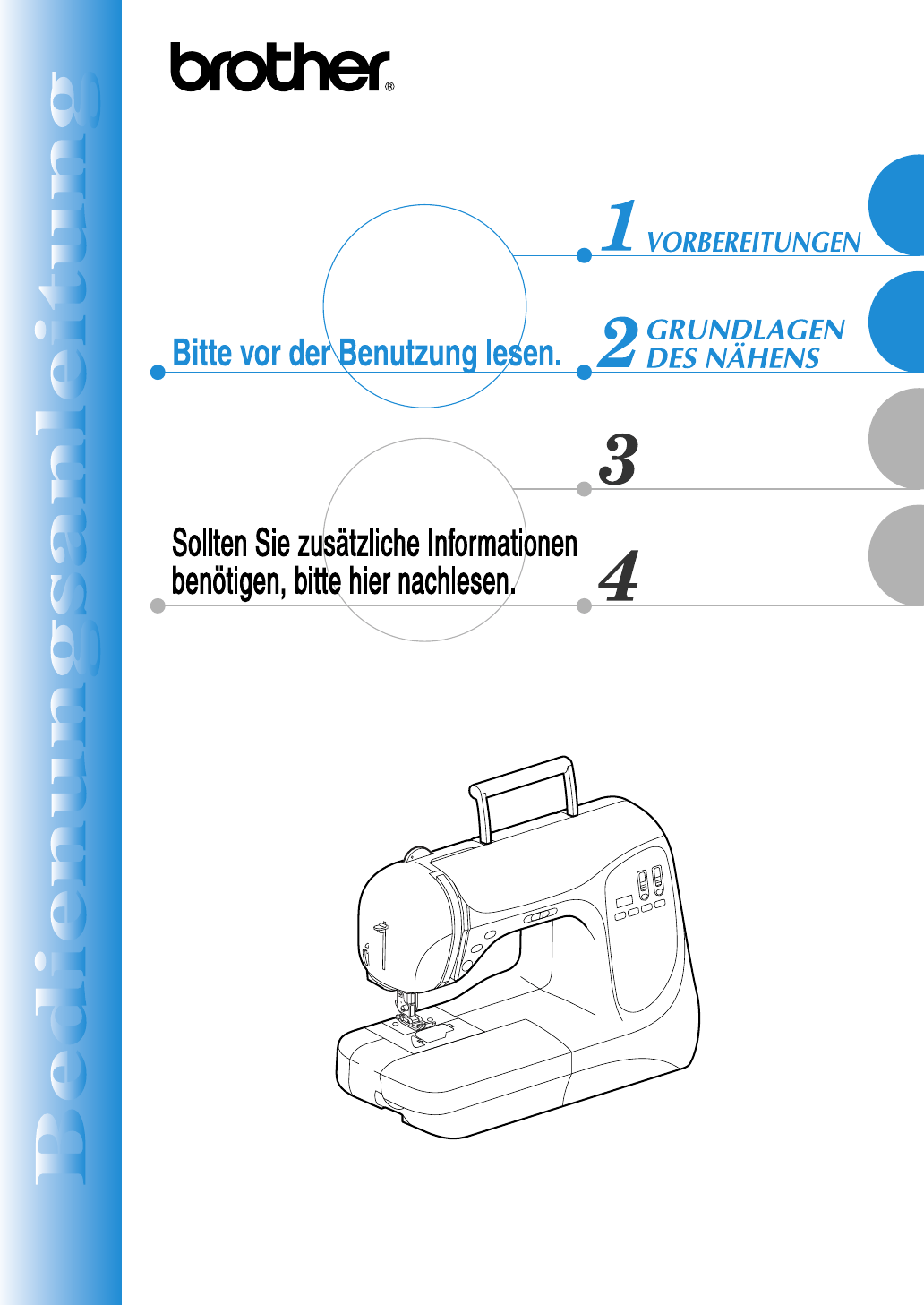 Bedienungsanleitung Brother NX-200 (Seite 1 von 109) (Deutsch)