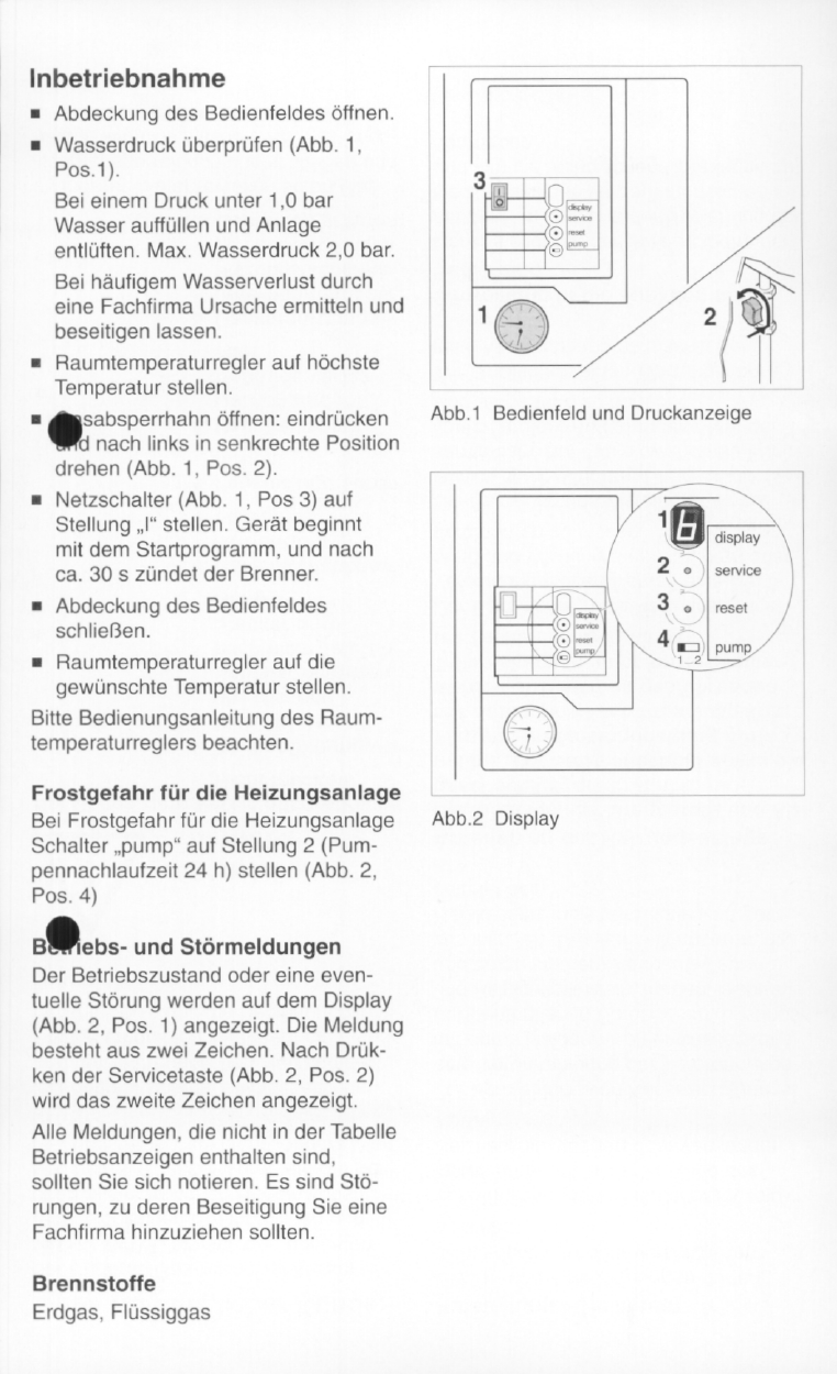 Bedienungsanleitung Buderus GB112 W (Seite 3 von 5) (Deutsch)