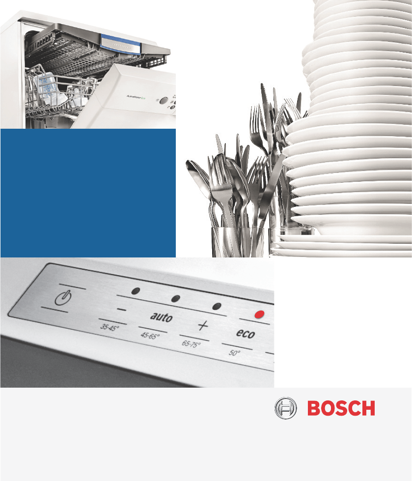 Bedienungsanleitung Bosch SMS88TW02E Super Silence Serie 8 (Seite 1 von
