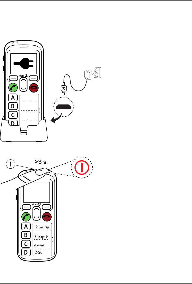 Bedienungsanleitung Doro Secure 580 (Seite 4 von 12) (Deutsch)