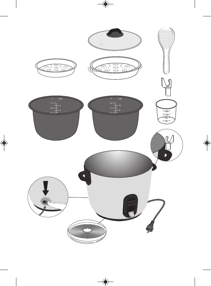 Bedienungsanleitung Tefal RK1011 Classic 2 (Seite 2 von 16) (Alle Sprachen)