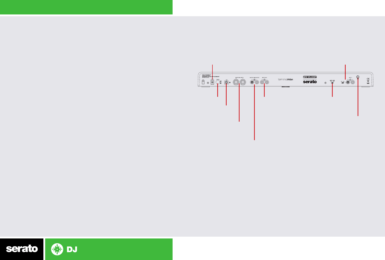 Bedienungsanleitung Serato Reloop Terminal Mix 4 DJ (Seite 2 von 9