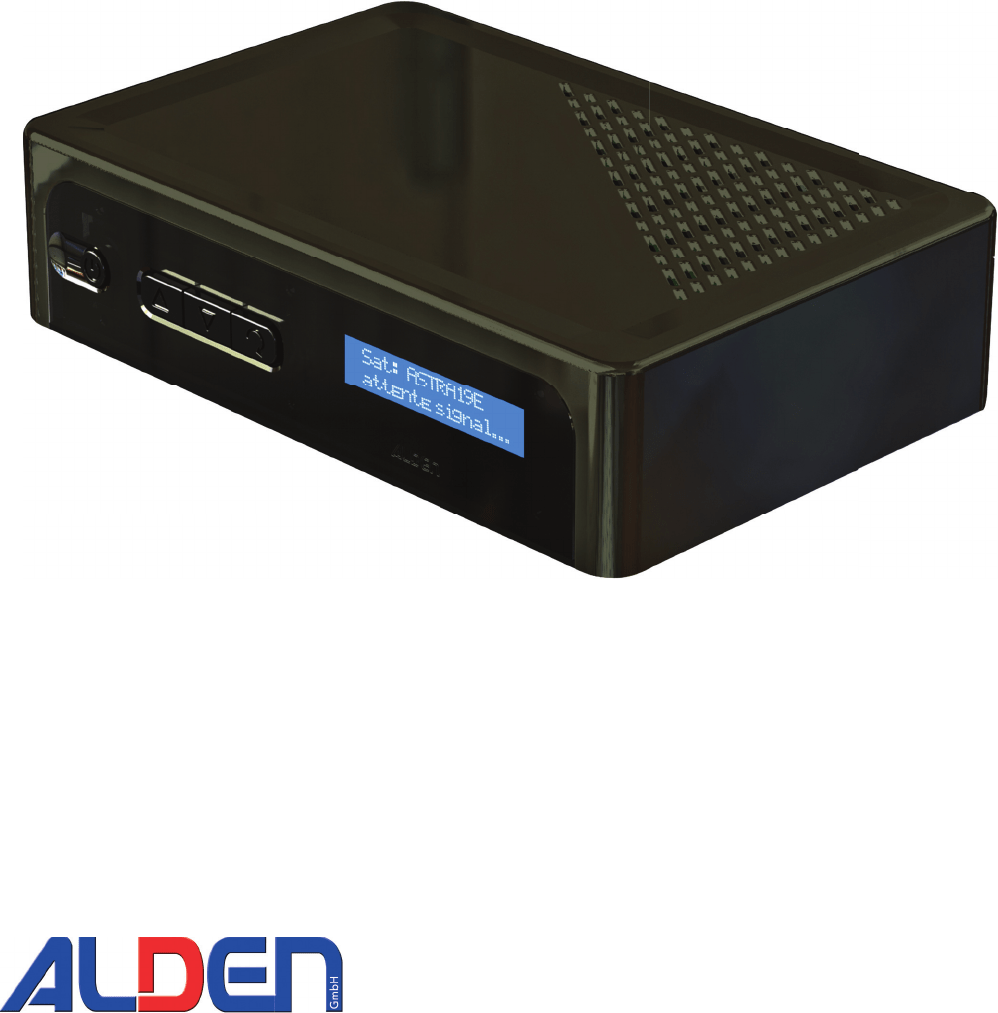 Bedienungsanleitung Alden SSC HD A automatische SatAnlagen (Seite 1