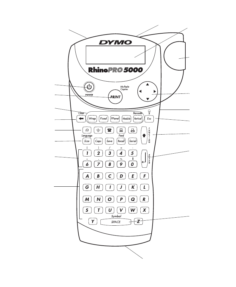 Bedienungsanleitung Dymo Rhino Pro 5000 (Seite 2 von 14) (Deutsch