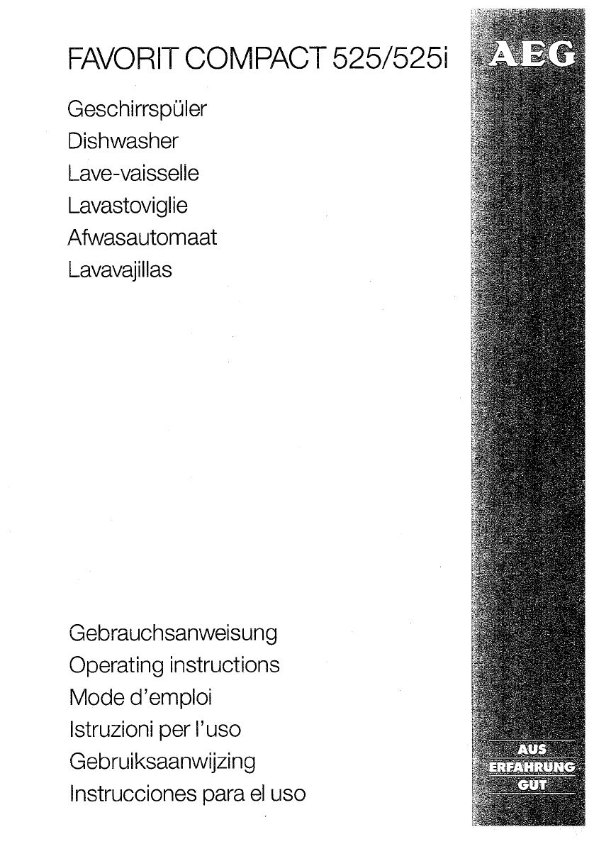 Bedienungsanleitung AEG Favorit 525 I (Seite 1 von 21) (Deutsch)
