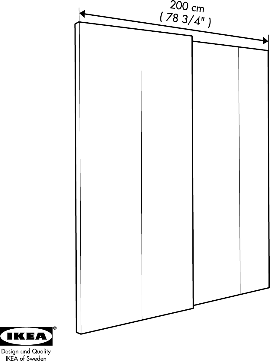 Manual Ikea PAX HASVIK 200236 (page 1 of 32) (English, German, Dutch