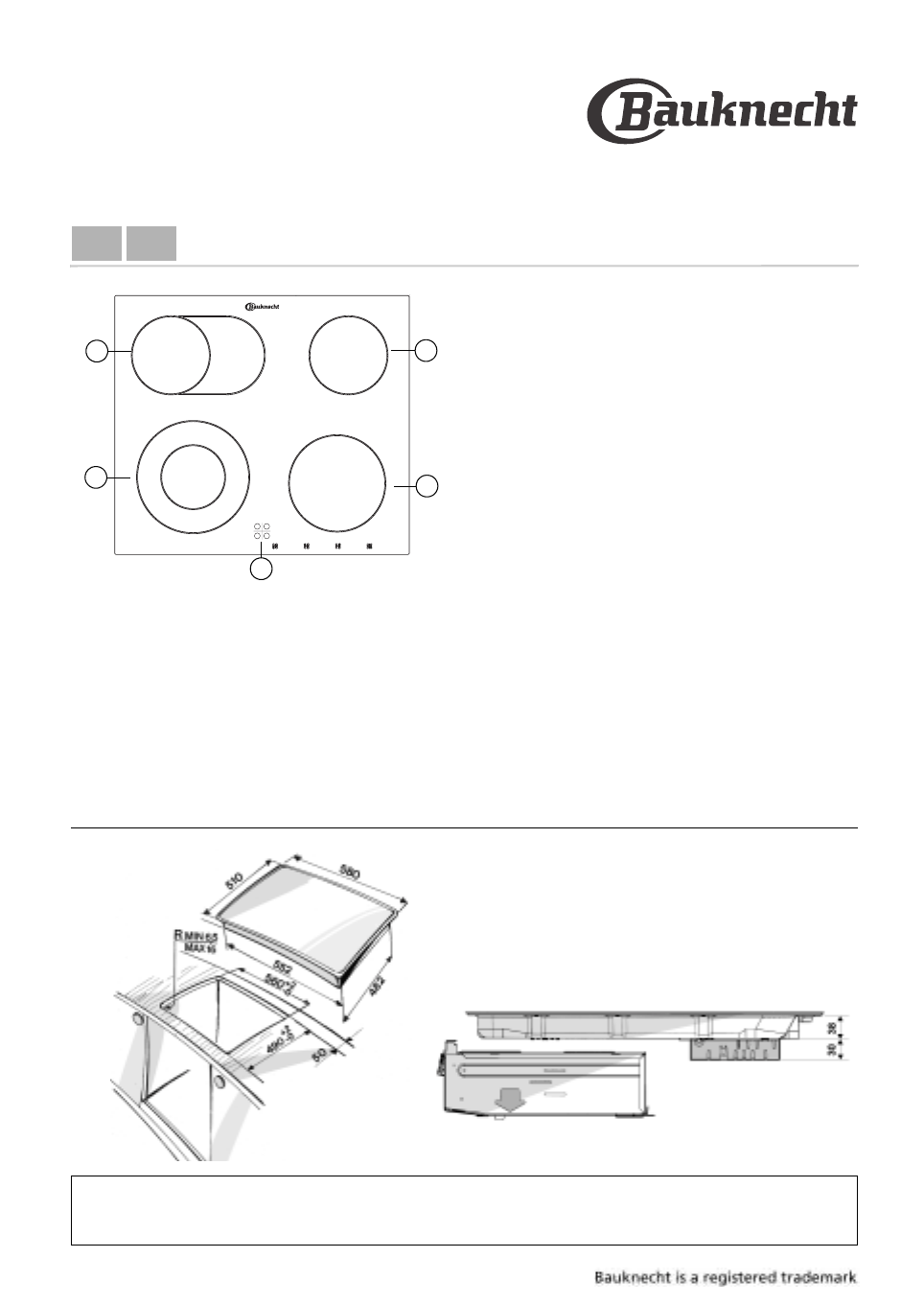 Manual Bauknecht Ekv 3460 1 In (Page 1 Of 2) (German)
