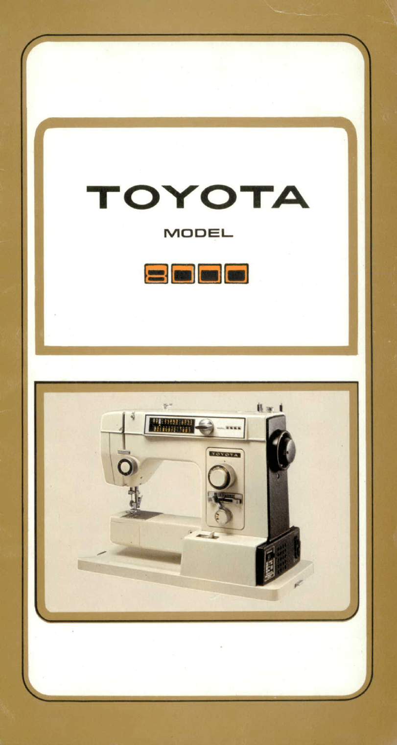 Manual Toyota 8000 (page 1 of 47) (English)