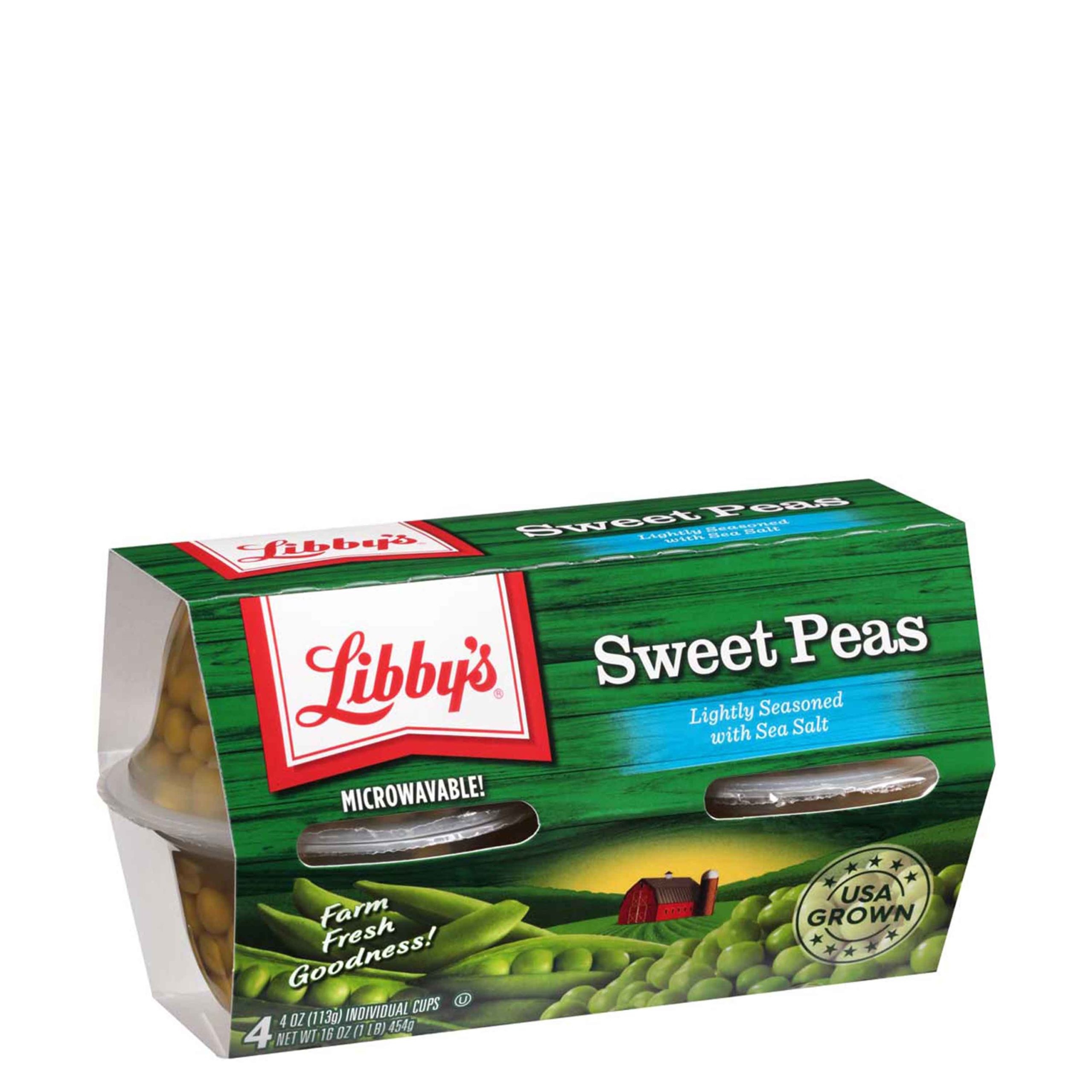 Libby's Sweet Peas Appealingly Tender & Succulent Sweet & Nutty Flavor Creamy Smooth