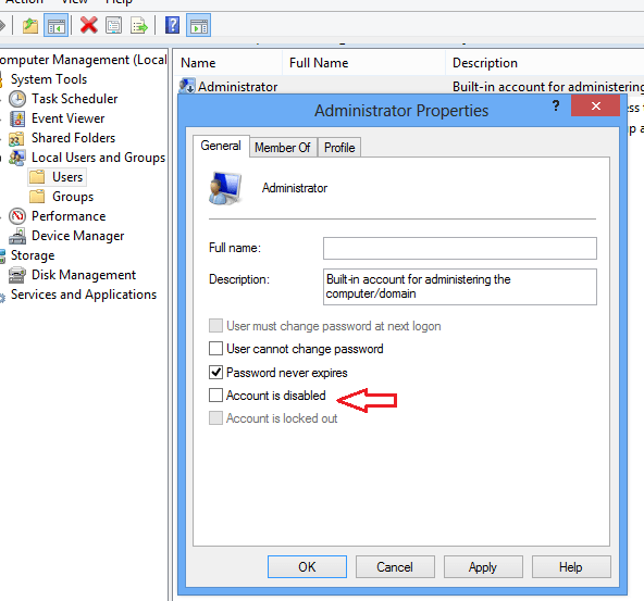 Enable the BuiltIn Administrator Account in Windows 8 Liberian Geek