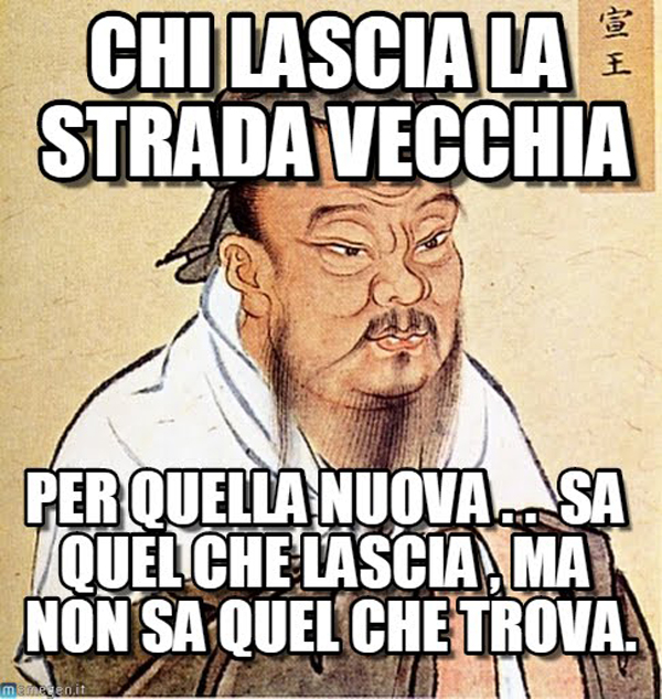 Chi lascia la strada vecchia… notizie in tempo reale