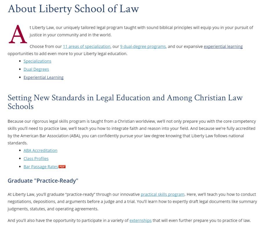 Walls Of Text They Keep Your Users Out  Services Liberty University