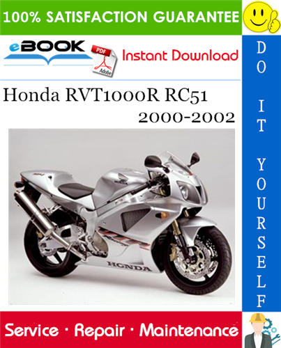 Honda RVT1000R RC51 Motorcycle Service Repair Manual 2000-2002 Download