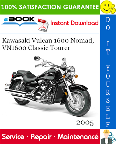 2005 Kawasaki Vulcan 1600 Nomad, VN1600 Classic Tourer Motorcycle