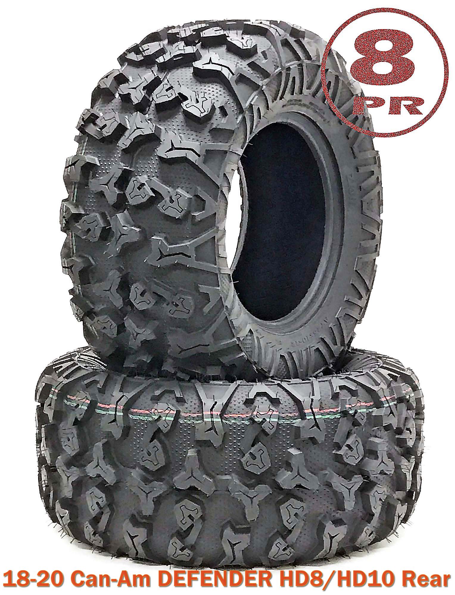 2 FREE COUNTRY 8PR ATV/UTV Tire 27x11x12 fit 1820 CanAm DEFENDER HD8