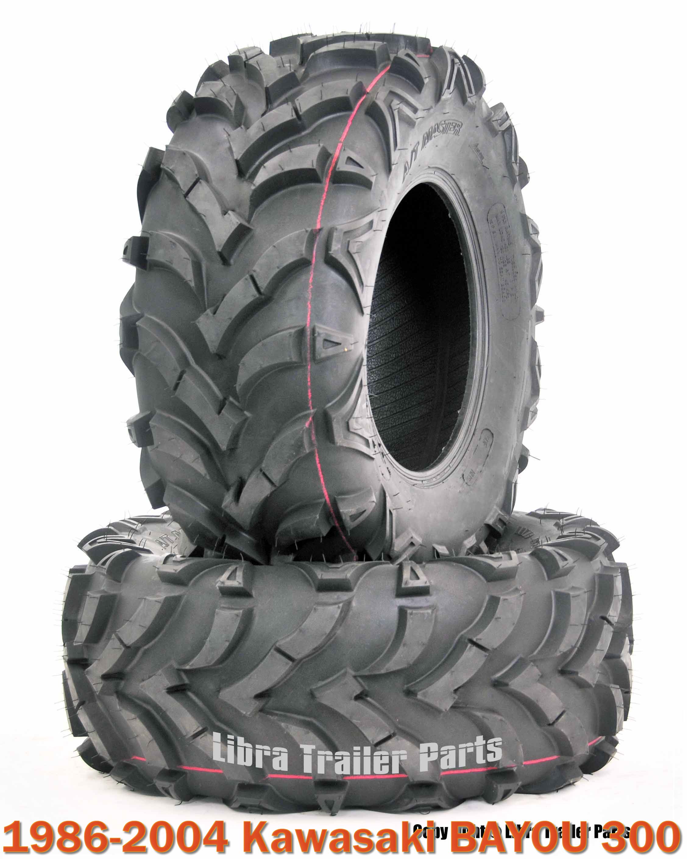 19862004 Kawasaki BAYOU 300 Rear ATV tire set 24x1110 24x11x10 6PR eBay