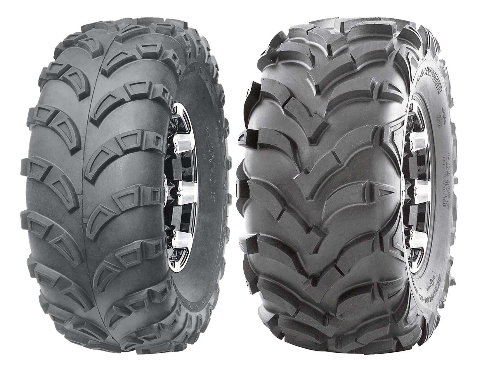 Set of 4 WANDA ATV Tires 23x710 23x7x10 Front & 24x1110 24x11x10 Rear