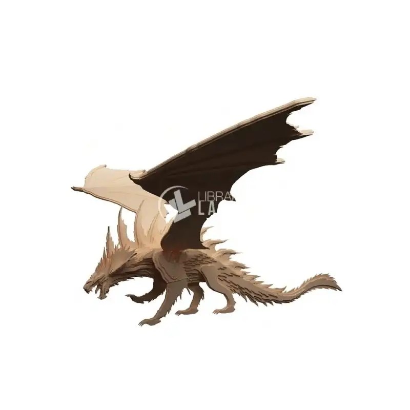 Dragon Design case for laser cutting