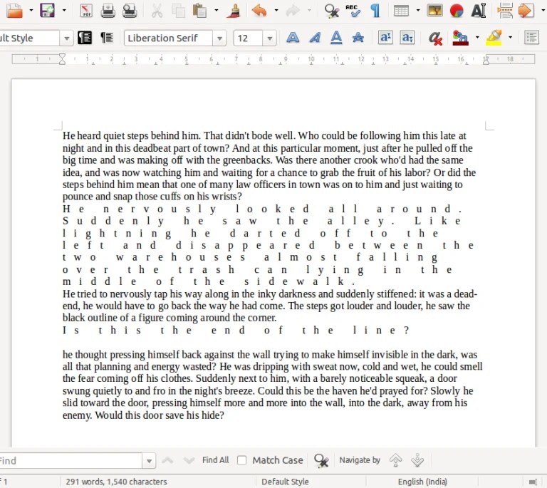 How to Find A Paragraph Style in LibreOffice Writer Document