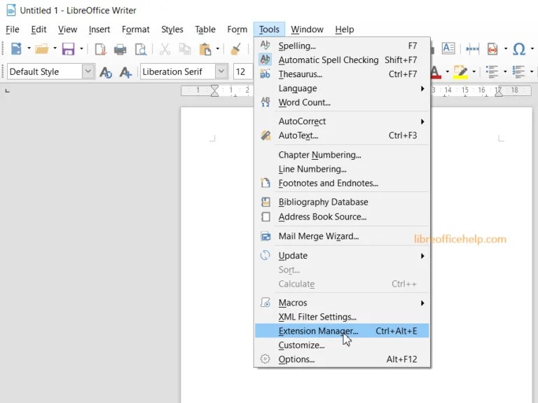 Beginner’s Guide to Install LibreOffice Extensions The Easy Way Beginner’s Guide to Install LibreOffice Extensions The Easy Way