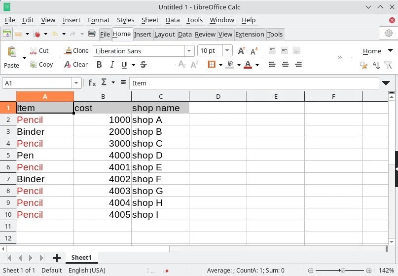 How to Remove Duplicates in LibreOffice Calc List