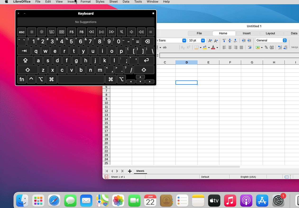 How to Enter Current Date and Time in LibreOffice Calc