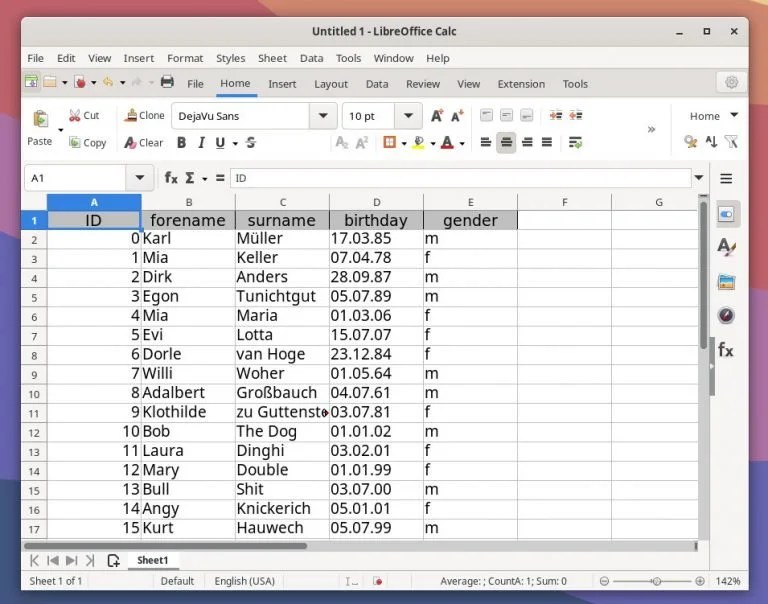 How to Export LibreOffice Base Table Data to CSV or Spreadsheet