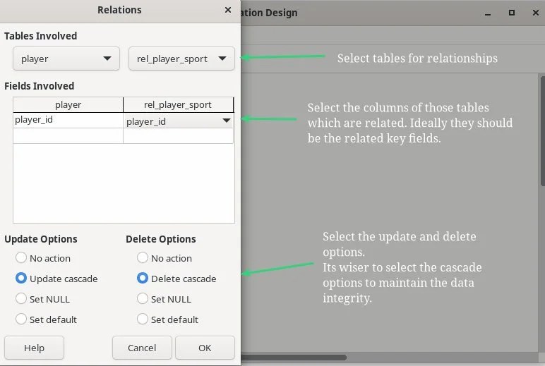 Create Tables and Establish Relationships in LibreOffice Base