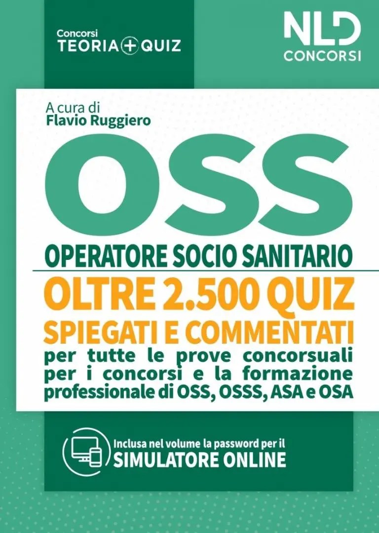 Manuale OSS Concorsi Operatore Socio-Sanitario Edizioni Simone