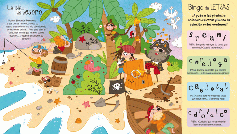Piratas BINGO FLAPS Libsa Piratas BINGO FLAPS Libsa