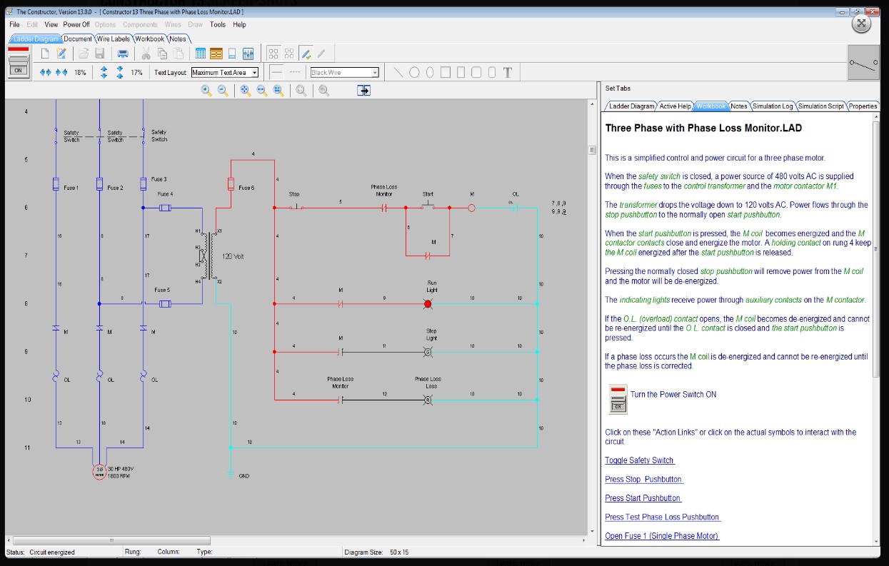The Constructor 16 - Electrical Ladder Diagram, Schematic and PLC