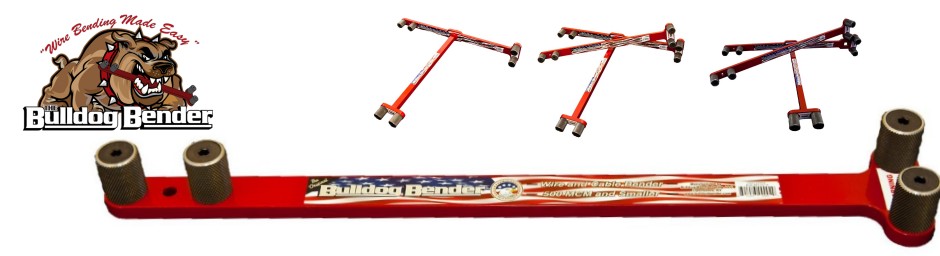 BullDog Bender Heavy Duty Wire & Cable Bender System bends up to 750