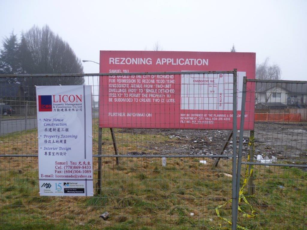 Rezoning and Property Development Licon Construction