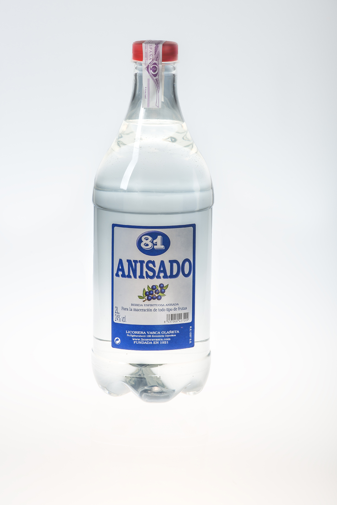 Anisado para Patxaran 28 Vol. 2L RPET 25 RECICLADO caja de 4