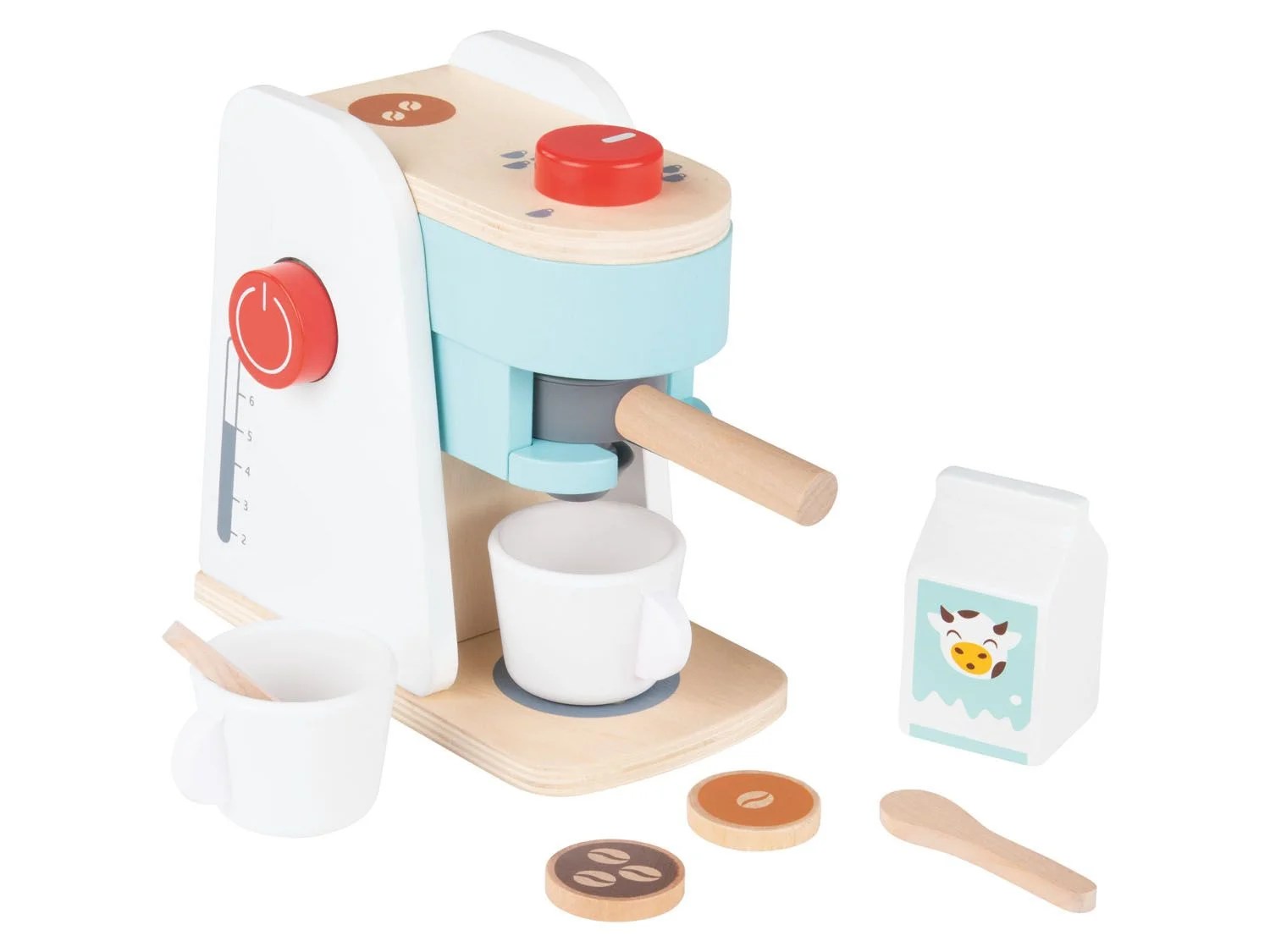 Playtive Machine à café en bois, 9 pièces Lidl.be
