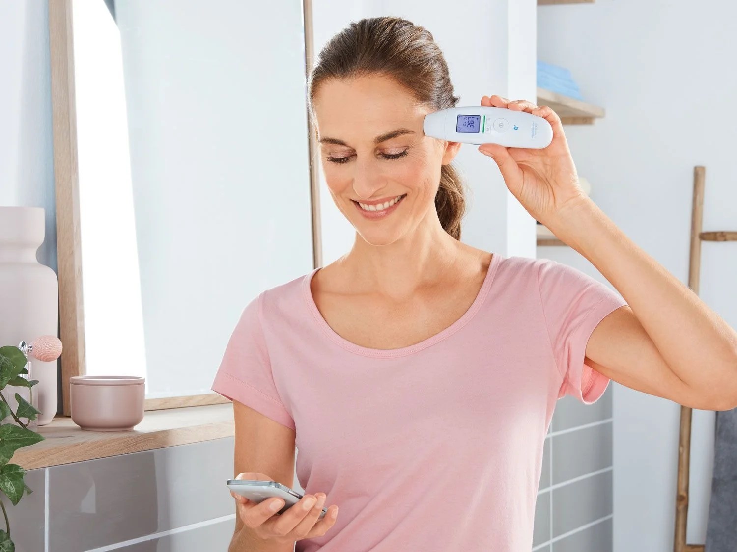 SILVERCREST® PERSONAL CARE Thermomètre multifonction 6…