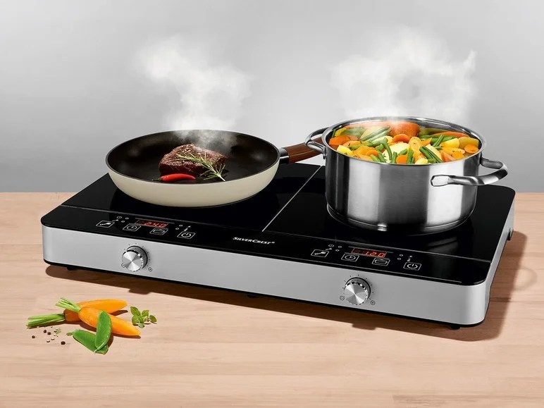 SILVERCREST® Plaque à induction deux foyers Lidl.be