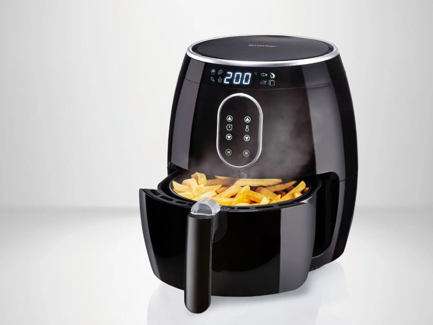 SILVERCREST® Friteuse numérique à air chaud, 1 350 W,