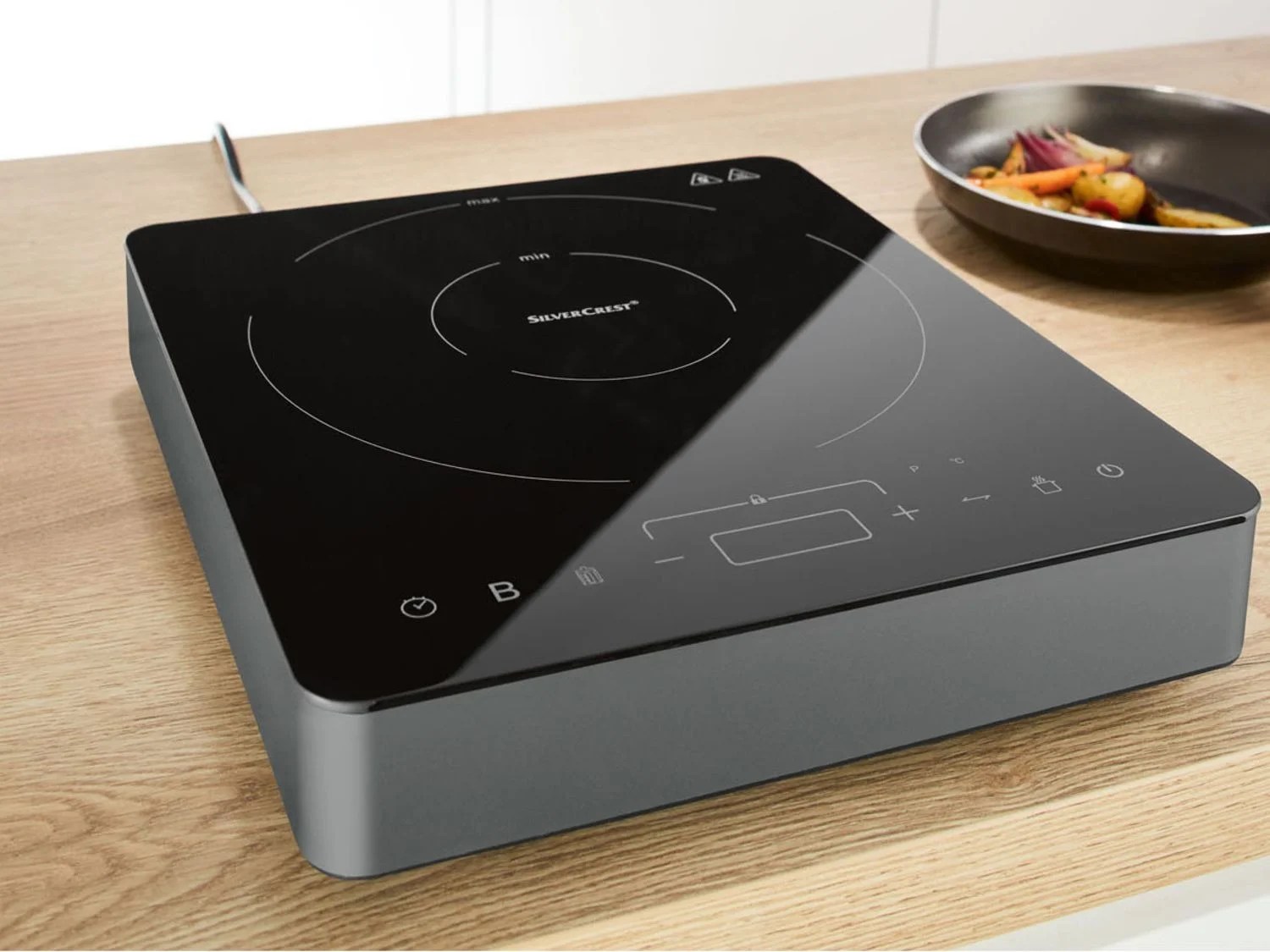 SILVERCREST Plaque à induction, 2 000 W, 3 programmes