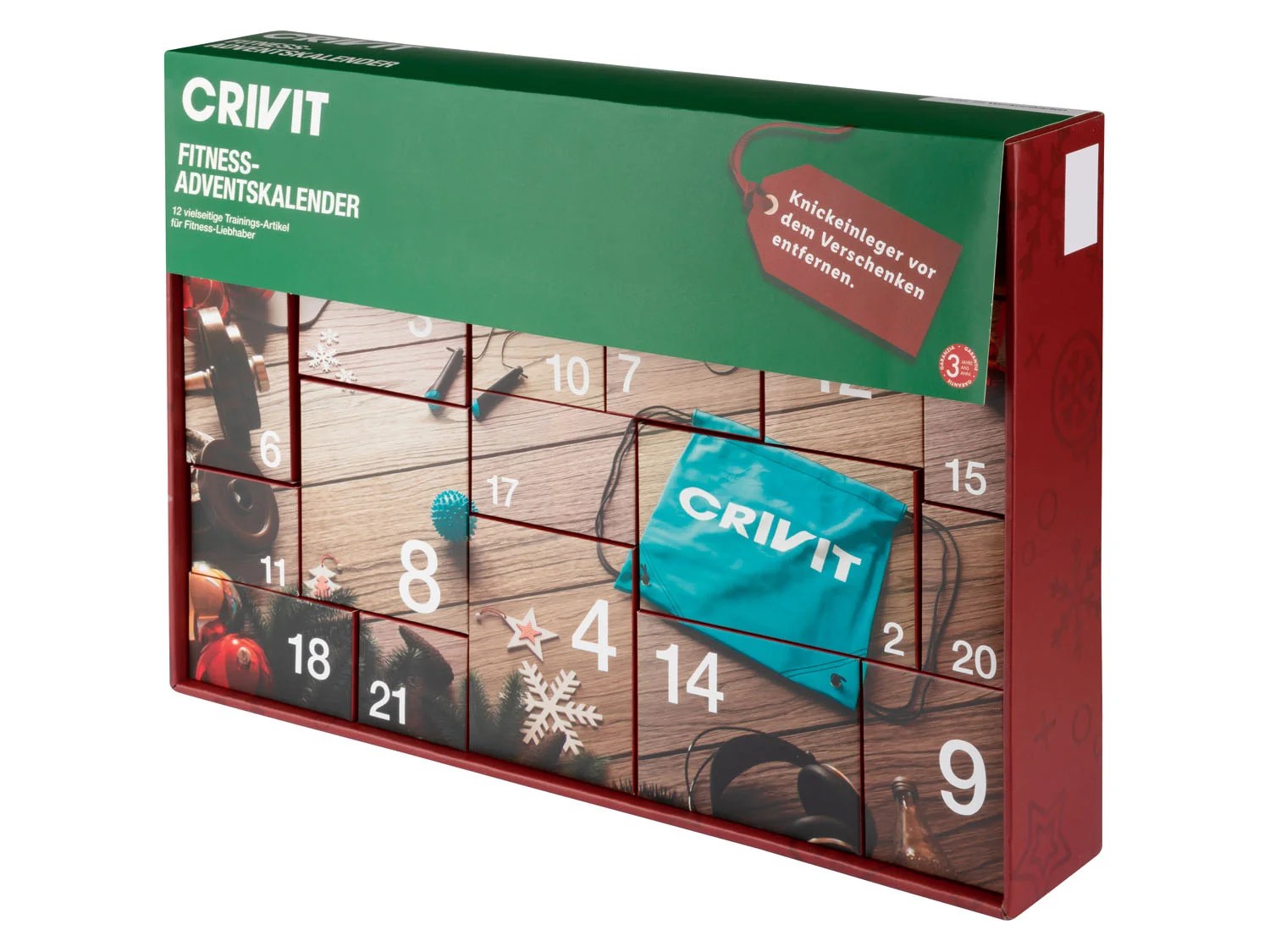CRIVIT® Calendrier de l’Avent fitness Lidl.be
